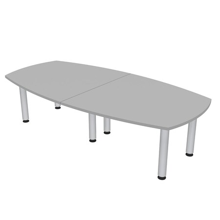 Skutchi Designs 45 in W, 96 in L, 29 in H, Engineered Wood Top, Grey HAR-ABOT-46X93-PT-01